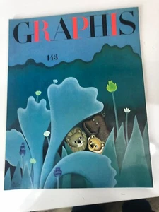 Graphis #143 1969/70 Maurice Sendak, Art Directors Club Exhibit, Chagnoux cover - Picture 1 of 7