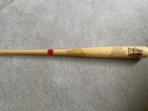 Cooperstown Baseball Bat Fenway Park Boston Red Sox 1986 With COA Cover