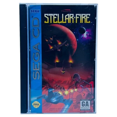 Stellar-Fire (Sega CD, 1993) CIB Complete Tested Game w/ Manual - Image 1 of 4