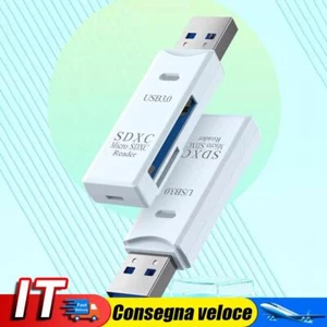 2 in 1 USB 3.0/2.0 Card Reader Memory Card Reader Useful for Laptop Accessories - Photo 1/18