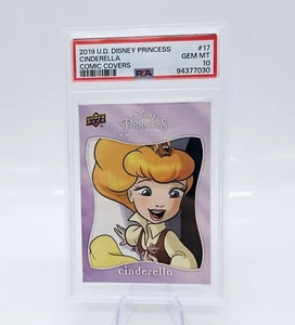 2019 Upper Deck Disney Princess Cinderella #17 Comic Covers PSA 10 Pop 1 - Picture 1 of 3