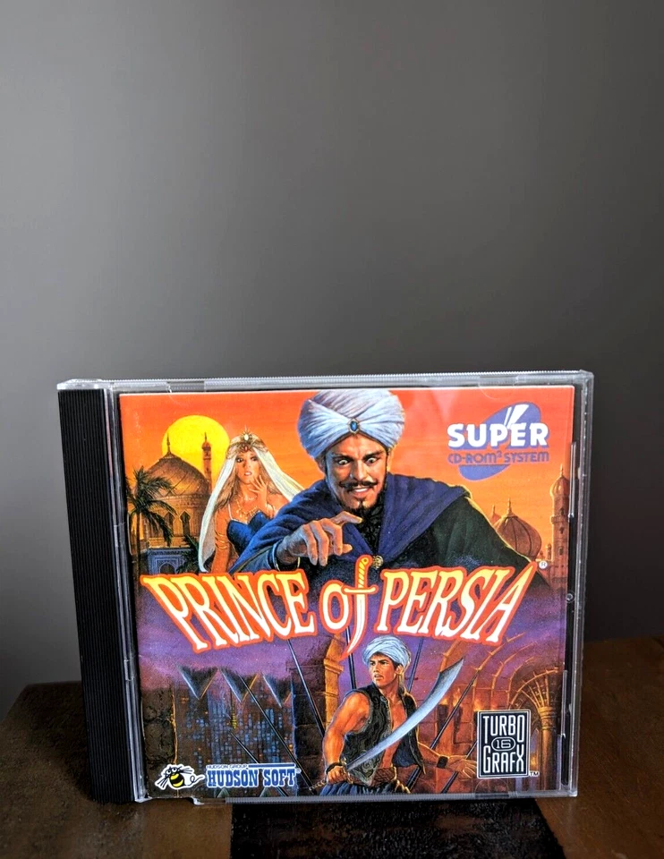 COMPLETE ✹ Prince of Persia ✹ TURBO GRAFX 16 CD Turbo Duo Game ✹ USA Version - Image 1 of 4