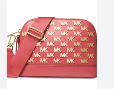 Bolso Bandolera Grande MICHAEL KORS Jet Set Charm Logo Imitación Cuero -ROSA/NARANJA~~ Foto 1 de 4