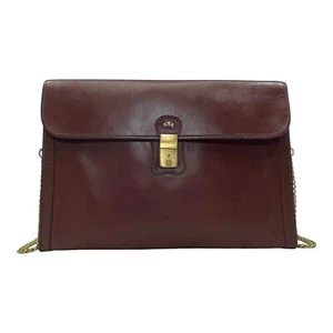 Vintage 60s ETIENNE AIGNER Leather Portfolio Bag Attaché Document Sleeve RARE - Picture 1 of 24