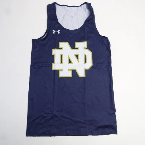 Notre Dame Fighting Irish Under Armour Sleeveless Shirt Men's Navy New Cover