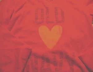 NWT GIRLS OLD NAVY HOODIE-SIZE XLARGE-14-DARK PINK-LOGO HEART - Picture 1 of 2