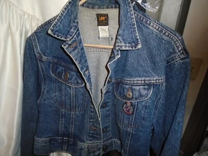 Vintage Lee Denim Trucker Jacket PATD 153438 Size Medium 40" Chest USA GUC!! - Picture 1 of 8
