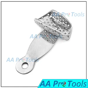 Bandejas de impresión dental de acero inoxidable autoclavables (ELIGE TAMAÑO) - Imagen 1 de 21