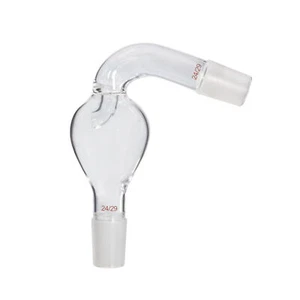 100ml 24/29 Glass Bent Anti Splash Adapter Anti-splash Head Chemistry Glassware - Picture 1 of 1