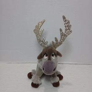 TY Disney Princess Frozen Sparkle Sven Reindeer 6” Sitting Plush Stuffed Animal - Picture 1 of 6