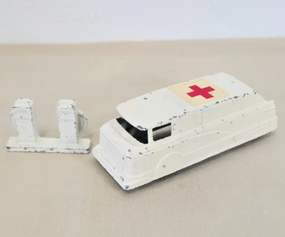 Vintage Midgetoy Diecast White Ambulance plus White Gas Pump - Image 1 of 4