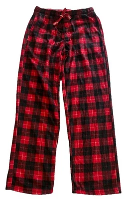 Nuevo con etiquetas Pantalones de pijama de franela Columbia para hombre pequeños rojos búfalo bolsillos a cuadros cordón Foto 1 de 4