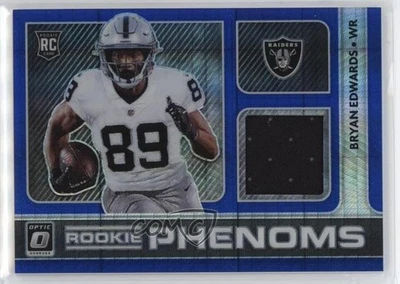 2020 Donruss Optic Rookie Phenoms Horizontal Blue Hyper Prizm Bryan Edwards RC - Image 1 of 2