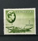 SEYCHELLES SG 146 1R YELLOW GREEN 1938 M/MINT CAT £160