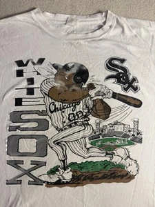 Camisa De Colección Chicago White Sox Grande Béisbol MLB Años 90 Nostalgia Frank Thomas - Imagen 1 de 14
