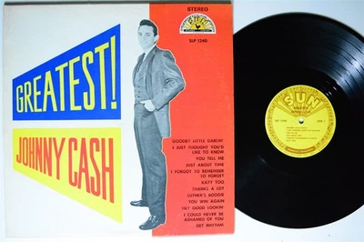 JOHNNY CASH Greatest SUN LP VG+ 1969 - Image 1 of 2