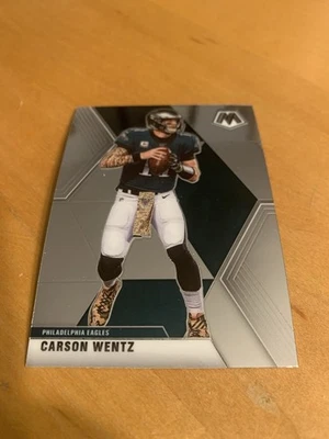 2020 Panini Mosaic CARSON WENTZ Eagles BASE CARD #160 - Image 1 of 2