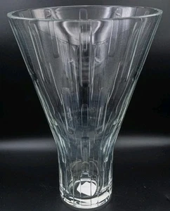 Waterford Aurora 11” Vase Lead Crystal Vintage - Picture 1 of 3