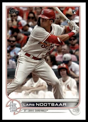 2022 Topps #58 Lars Nootbaar RC - Image 1 of 2