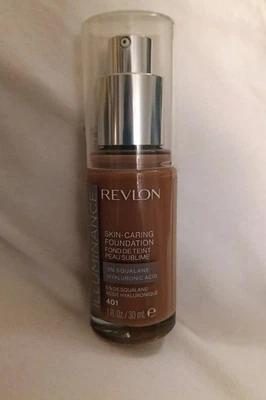 Revlon Illuminance Skin-Caring Liquid Foundation 1 Oz 401 Light Coffee - Image 1 of 3