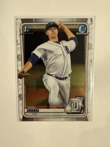 Tarik Skubal 2020 Bowman Chrome #BCP-108 1st Prospect novato Detroit Tigers - Imagen 1 de 2