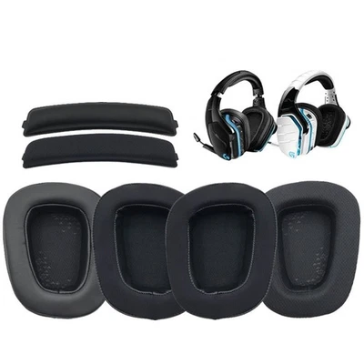 Almohadillas de repuesto para auriculares inalámbricos Logitech G935 G635/G933/G633