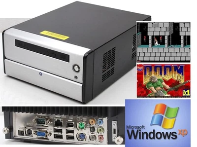 Più Silenzioso Computer " Cube " 1600MHz S-VIDEO Tv-Out Cd-Rom 80GB 512MB 12V - Immagine 1 di 4