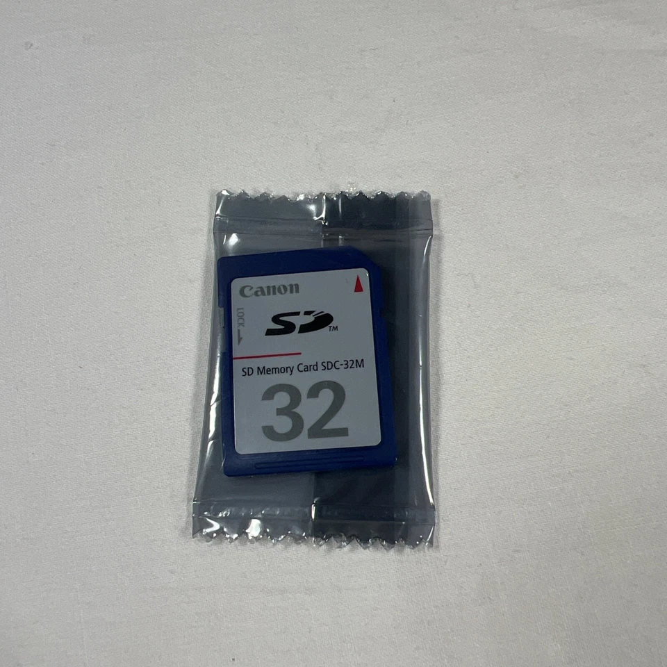 NEW Genuine Canon SDC-32M 32 gb Secure Digital Memory Card SD Powershot Cameras - Image 1 of 1