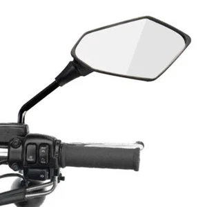 2Pcs/Pair Motorcycle Rearview Mirror Scooter E-Bike Rear View Mirrors Back Side - Picture 1 of 8