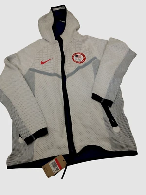 Nueva Chaqueta Paralímpica Nike Sportwear Tech Pack Team EE. UU. DJ5245-121 Para Hombre Talla L Foto 1 de 4