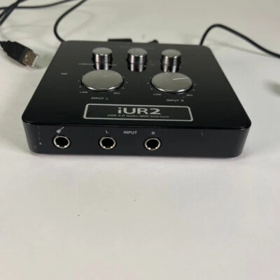 TASCAM IUR2 Audio Interface Black, USB 2.0 Audio/MIDI Interface - Image 1 of 4