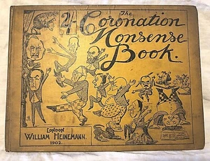 Lear Coronation Nonsense Book 1902, Stafford Ransome's Signed Copy - Blunderland - Imagen 1 de 12