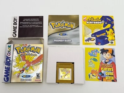 Pokemon Gold Version (Nintendo Game Boy Color) Complete Authentic - Image 1 of 4
