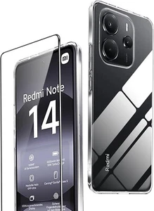 Pour XIAOMI REDMI NOTE 14 4G VERRE TREMPÉ + COQUE PROTECTION ANTICHOC INTEGRAL - Photo 1 sur 11