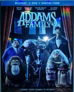 Addams Family (2020, Blu-Ray+DVD+Digital) NEW w/SLIP  - Picture 1 of 1