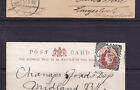 POSTMARK  GB: POST CARD  LONDON  S.E.  CX  "3"   SQUARED CIRCLE, 