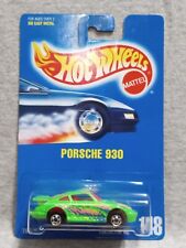 Hot Wheels 1995 Porsche 930 #148 blue card green