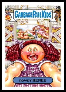 2023 Garbage Pail Kids Go On Vacation Base #54B ROWDY RENEE