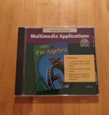NIP Pre-Algebra CD-ROM Virtual Activities Multimedia Application 13 Activities - Image 1 of 2