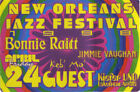 New Orleans Jazz 1998 Backstage Pass JIMMIE VAUGHAN Bonnie Raitt Keb Mo