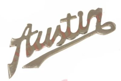 Austin Inscription Badge Monogramme Motif 120mm Reproduit Laiton Fabriqué Gec - Photo 1/4