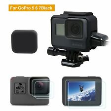 Frame For GoPro HERO 7 Black 6 5 Housing Border Shell Case & Glass & Lens Cap