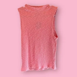 Forever 21 Waffelstrick-Tanktop rosa wirklich süß & lustig Garderobenzusatz neu mit Etikett 1X - Bild 1 von 4