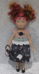 Hecho a medida 9" FANCY NANCY Madame Alexander #69 Ropa, Top, Falda, Conjunto de Cartera - Imagen 1 de 3