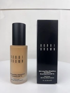 Bobbi Brown Skin Foundation (W-058)SPF 15 1oz/30ml NIB - Picture 1 of 2