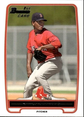 2012 Bowman #BP25 Raul Alcantara Prospects [GOATCARDS] - Image 1 of 2