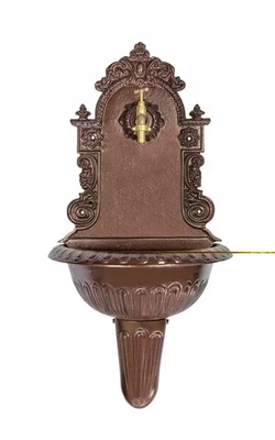 Gusseisen Gartenspülbecken, Wandmontage, 82,5 cm - Bild 1 von 4