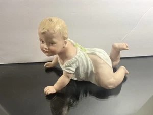 Vintage Gebrüder Heubach Biskuit 7 1/2" Klavier Baby Figur Statue Germany - Bild 1 von 14