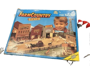 Vintage Ertl Farm Country Ranch- COW TOWN SET - Missing Parts See Photos - Picture 1 of 20