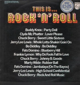Various Artists This Is ...rock N Roll LP vinyl Australia Philips 1970 Sleeve - Picture 1 of 4